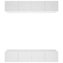 Tv-Meubelen Bewerkt Hout 80 x 30 x 30 cm Wit