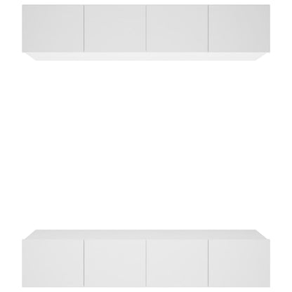 Tv-Meubelen Bewerkt Hout 80 x 30 x 30 cm Wit