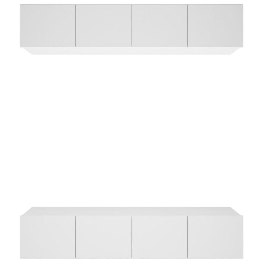Tv-Meubelen Bewerkt Hout 80 x 30 x 30 cm Wit