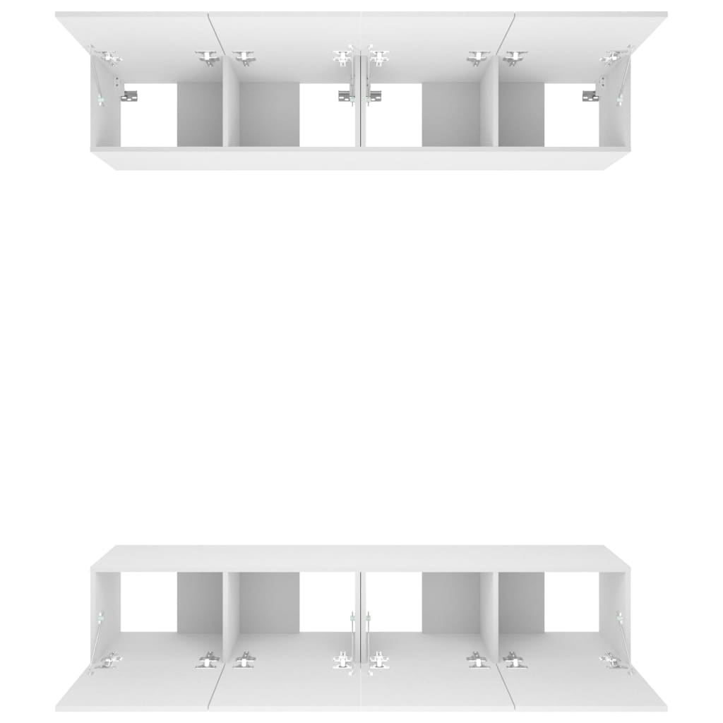 Tv-Meubelen Bewerkt Hout 80 x 30 x 30 cm Wit