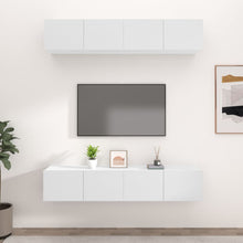 Tv-Meubelen Bewerkt Hout 80 x 30 x 30 cm Wit