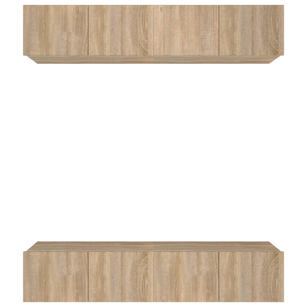 Tv-Meubelen Bewerkt Hout Kleurig 80 x 30 x 30 cm Sonoma eiken