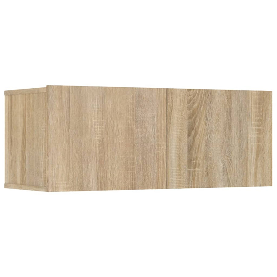 Tv-Meubelen Bewerkt Hout Kleurig 80 x 30 x 30 cm Sonoma eiken