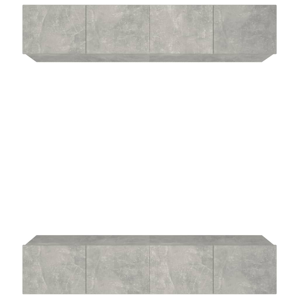 Tv-Meubelen Bewerkt Hout 80 x 30 x 30 cm Betongrijs