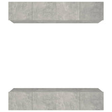 Tv-Meubelen Bewerkt Hout 80 x 30 x 30 cm Betongrijs