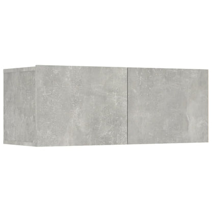 Tv-Meubelen Bewerkt Hout 80 x 30 x 30 cm Betongrijs