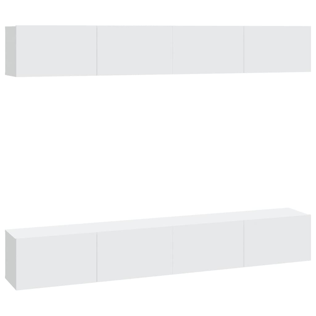 Tv-Wandmeubels 100 x 30 x 30 cm Wit