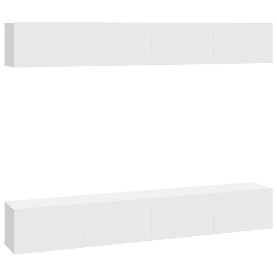 Tv-Wandmeubels 100 x 30 x 30 cm Wit