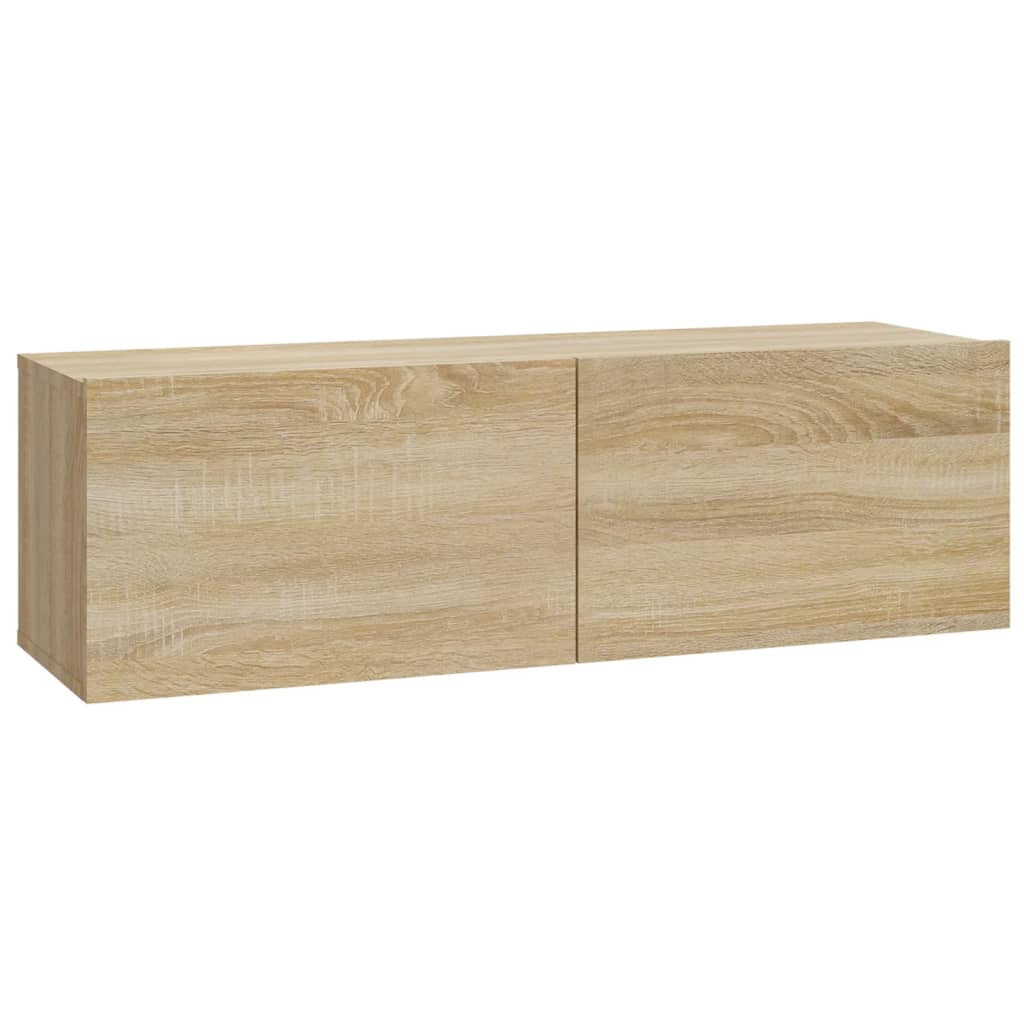Tv-Wandmeubels Kleurig 100 x 30 x 30 cm Sonoma eiken