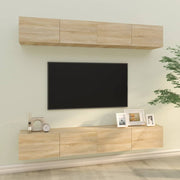 TV Cabinets 4 pcs 100x30x30 cm Sonoma Oak