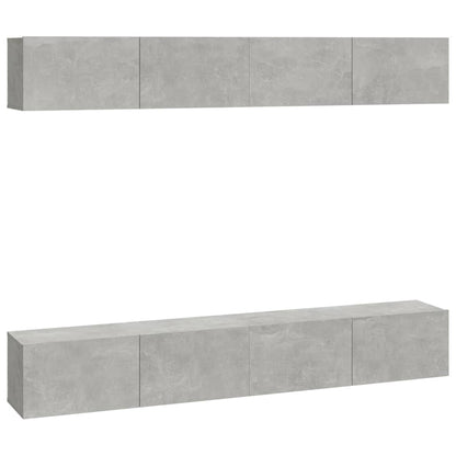 Tv-Wandmeubels 100 x 30 x 30 cm Betongrijs