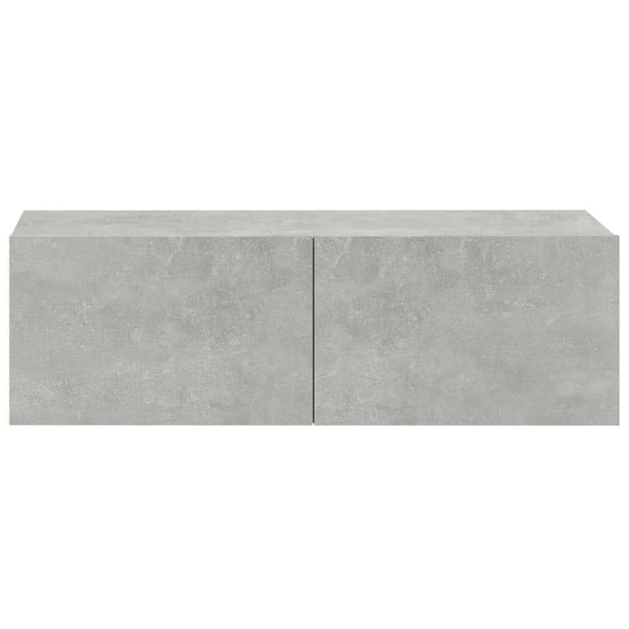 Tv-Wandmeubels 100 x 30 x 30 cm Betongrijs