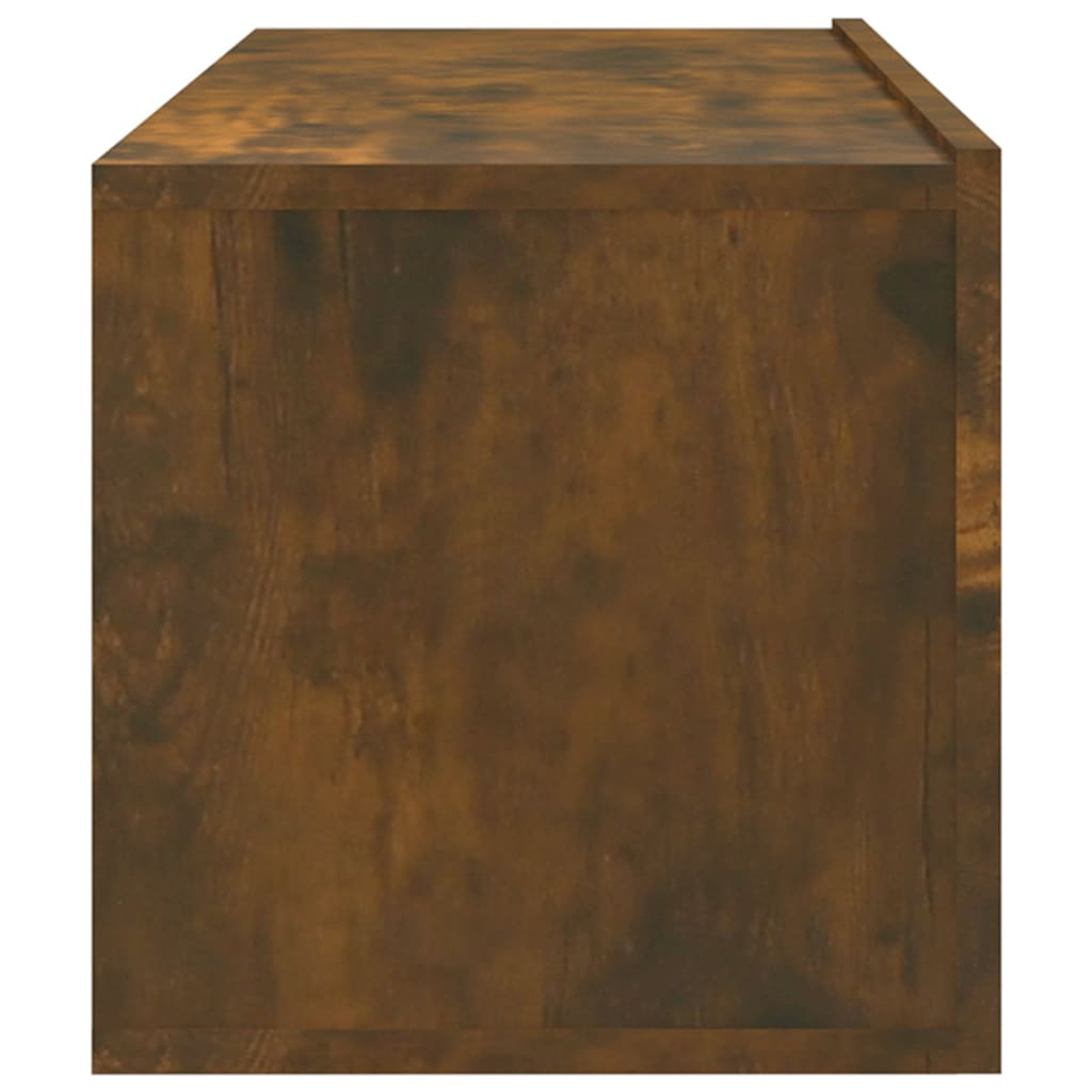 Tv-Wandmeubels Kleurig 100 x 30 x 30 cm Gerookt eiken