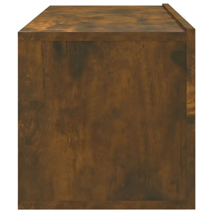 Tv-Wandmeubels Kleurig 100 x 30 x 30 cm Gerookt eiken