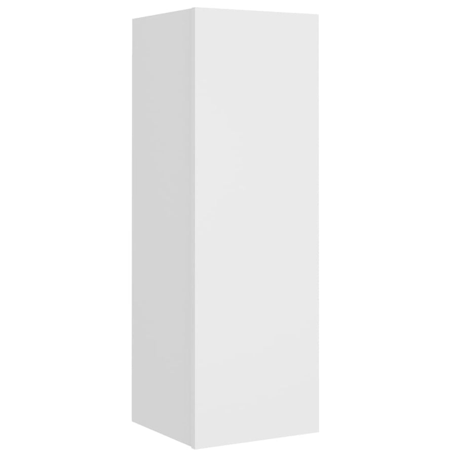 -Delige Tv-Meubelset Bewerkt Hout 80 x 30 x 30 cm Wit