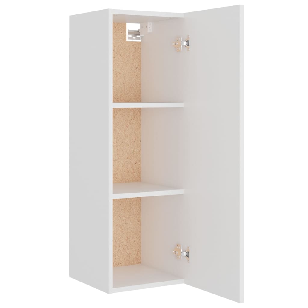 -Delige Tv-Meubelset Bewerkt Hout 80 x 30 x 30 cm Wit