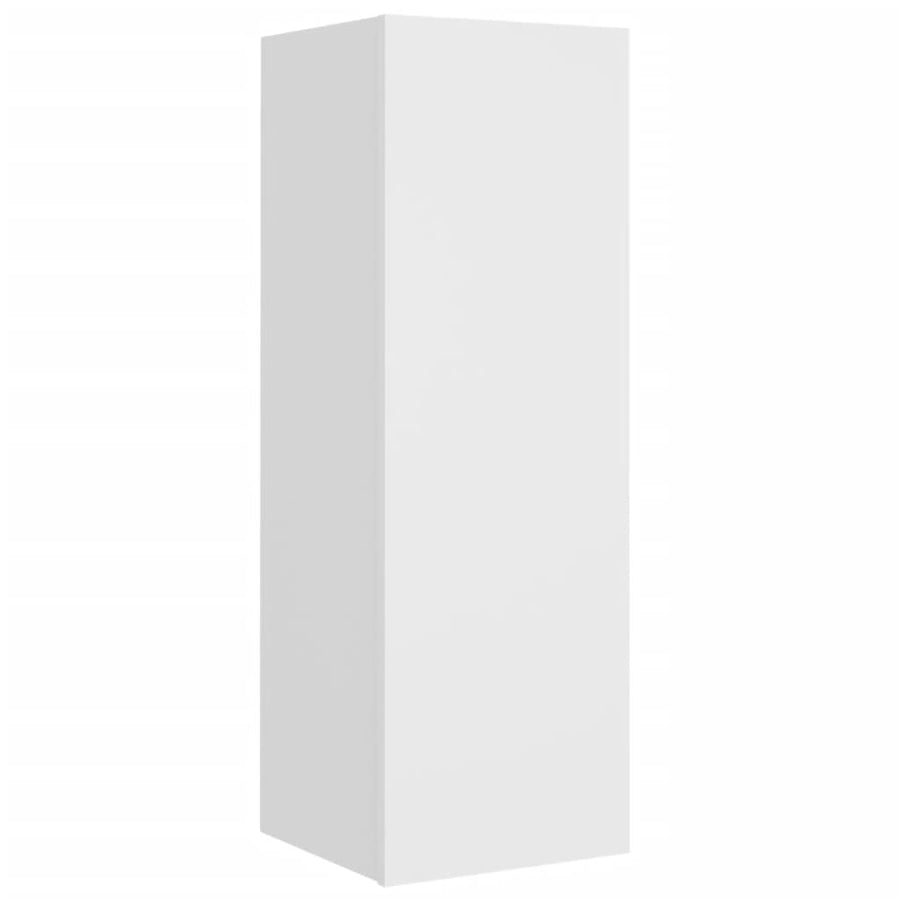 -Delige Tv-Meubelset Bewerkt Hout 5 80 x 30 x 30 cm (2 pcs) Wit