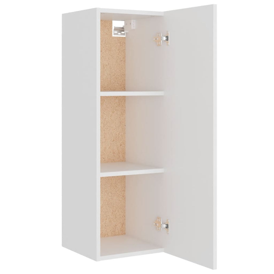 -Delige Tv-Meubelset Bewerkt Hout 5 80 x 30 x 30 cm (2 pcs) Wit