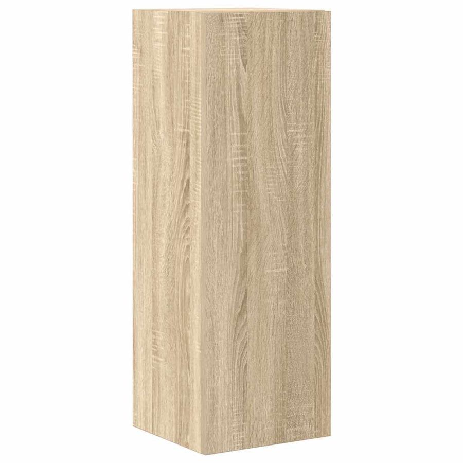 5-Delige Tv-Meubelset Bewerkt Hout Sonoma Eikenkleurig