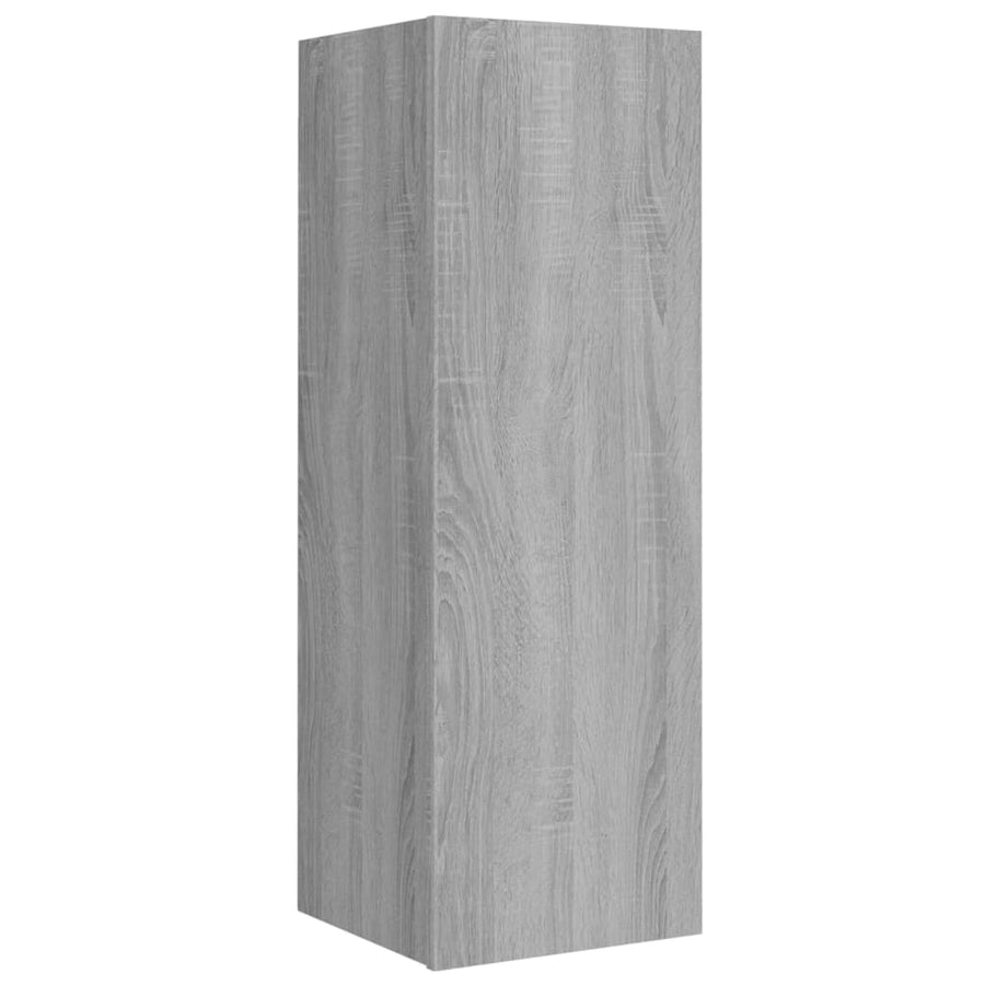 5-Delige Tv-Meubelset Bewerkt Hout Grijs Sonoma Eikenkleurig 80 x 30 x 30 cm (2 pcs)