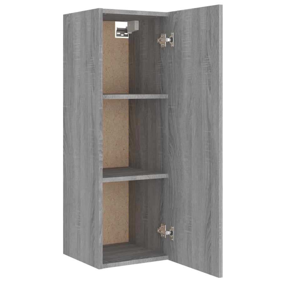 5-Delige Tv-Meubelset Bewerkt Hout Grijs Sonoma Eikenkleurig 80 x 30 x 30 cm (2 pcs)