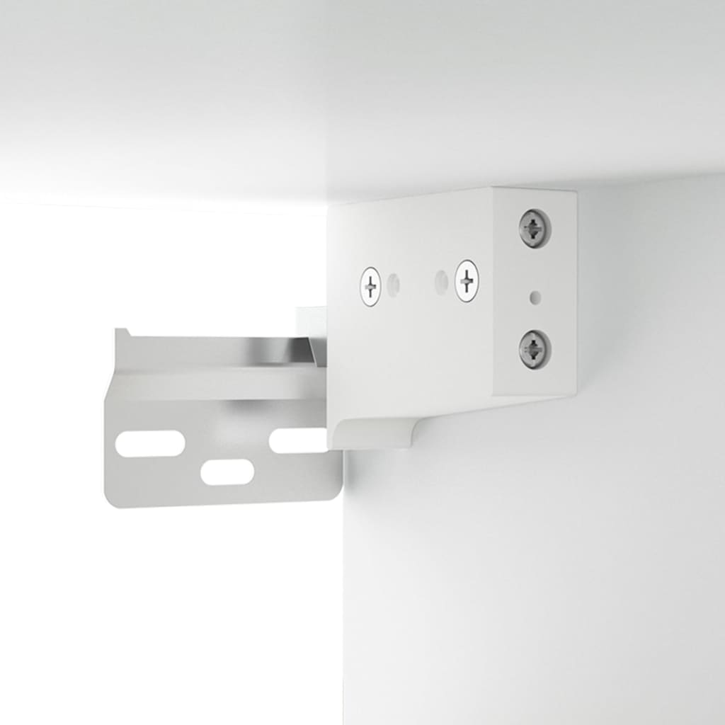 -Delige Tv-Meubelset Bewerkt Hout 6 100 x 30 x 30 cm Wit