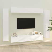 -Delige Tv-Meubelset Bewerkt Hout 100 x 30 x 30 cm Wit