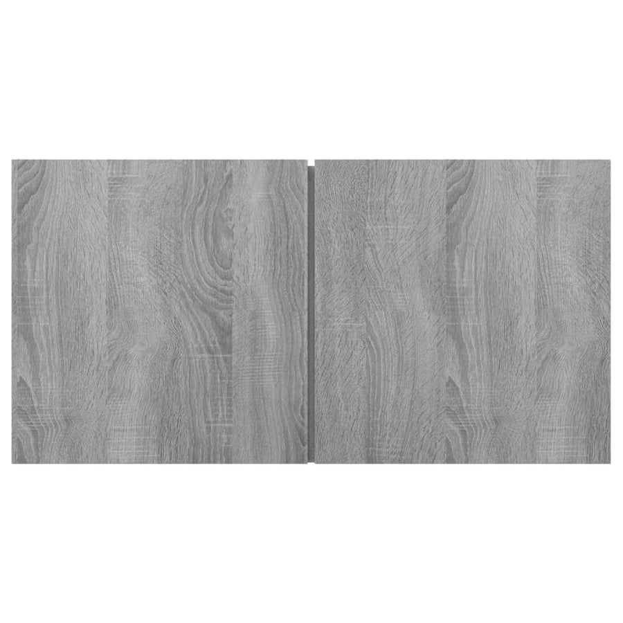 4-delige Tv-meubelset bewerkt hout grijs sonoma eikenkleurig 30.5 x 30 x 110 cm Grijs sonoma