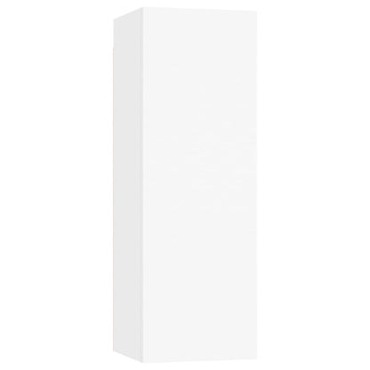 4-Delige Tv-Meubelset Bewerkt Hout 90 cm