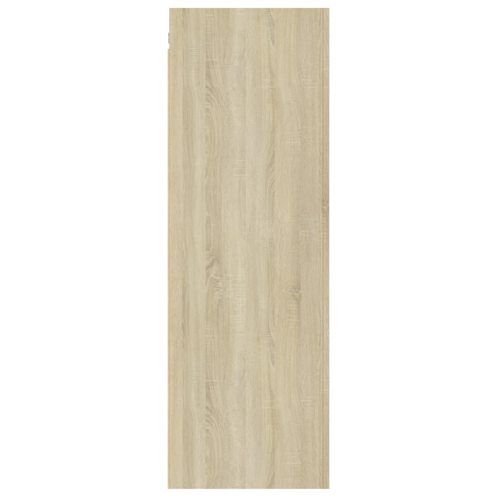 4-Delige Tv-Meubelset Bewerkt Hout Kleurig 90 cm Sonoma eiken