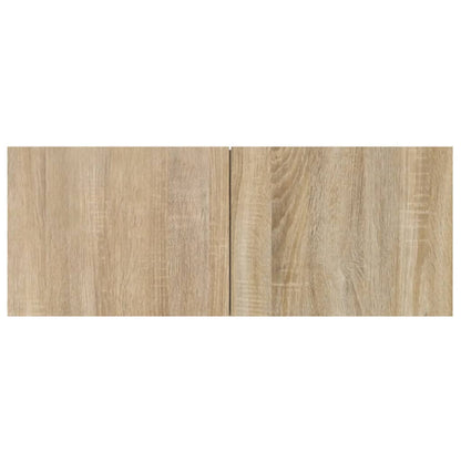 8-Delige Tv-Meubelset Bewerkt Hout Kleurig 80 cm Sonoma eiken