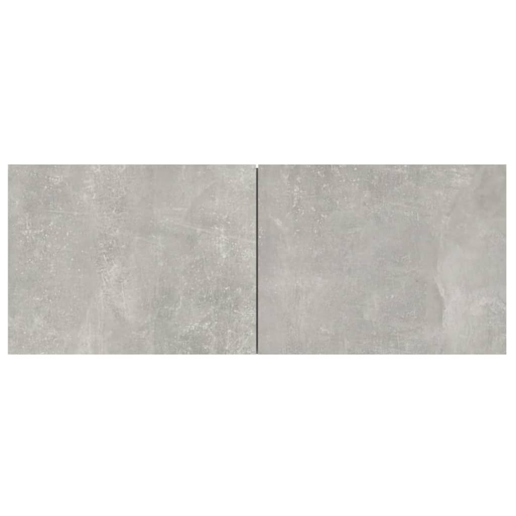 -Delige Tv-Meubelset Bewerkt Hout 80 x 30 x 30 cm Betongrijs