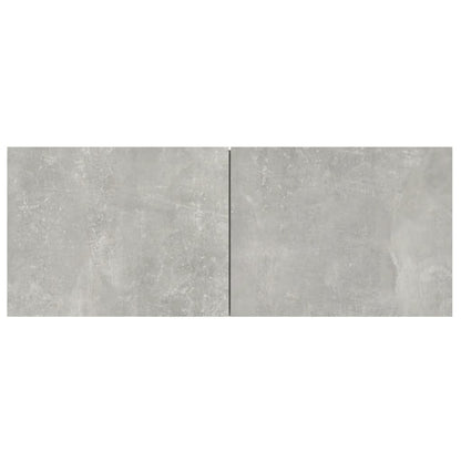 -Delige Tv-Meubelset Bewerkt Hout 100 x 30 x 30 cm Betongrijs