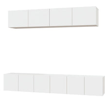 -Delige Tv-Meubelset Bewerkt Hout 80 x 30 x 30 cm Wit
