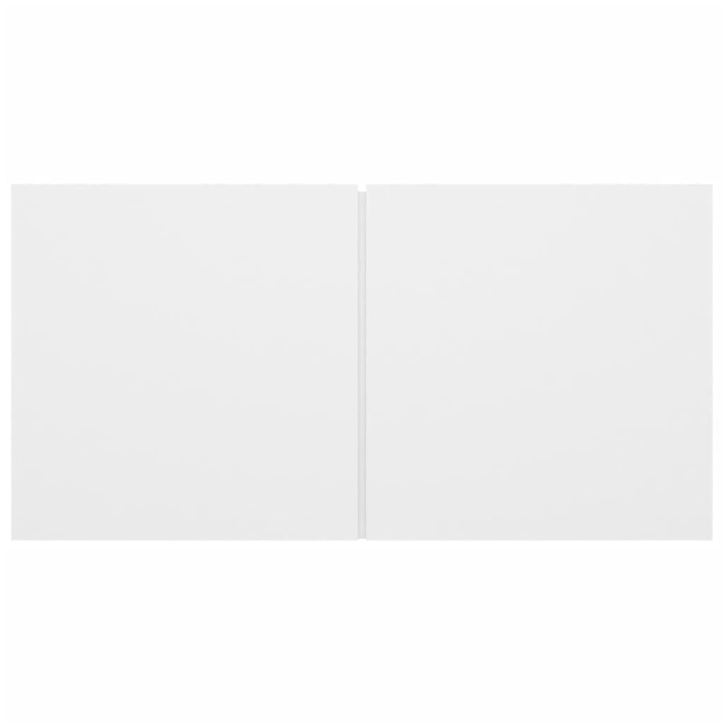 -Delige Tv-Meubelset Bewerkt Hout 80 x 30 x 30 cm Wit