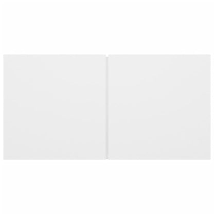 -Delige Tv-Meubelset Bewerkt Hout 80 x 30 x 30 cm Wit
