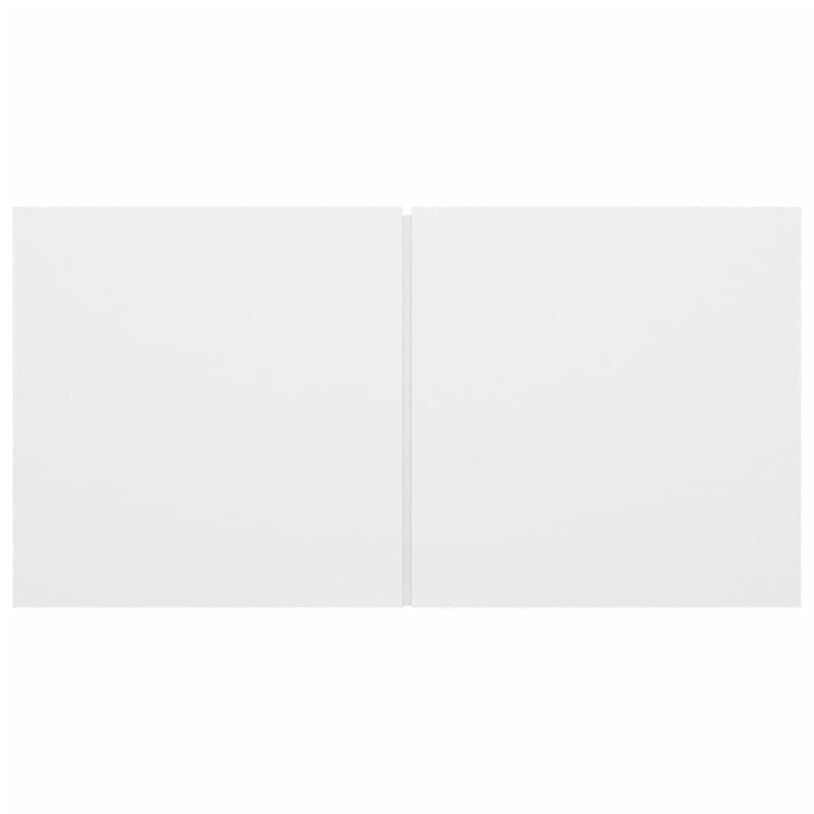 -Delige Tv-Meubelset Bewerkt Hout 80 x 30 x 30 cm Wit