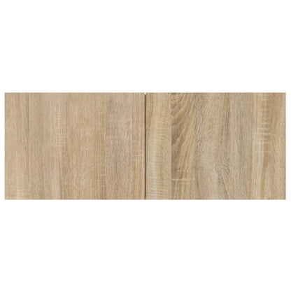 -Delige Tv-Meubelset Bewerkt Hout Kleurig 80 x 30 x 30 cm Sonoma eiken