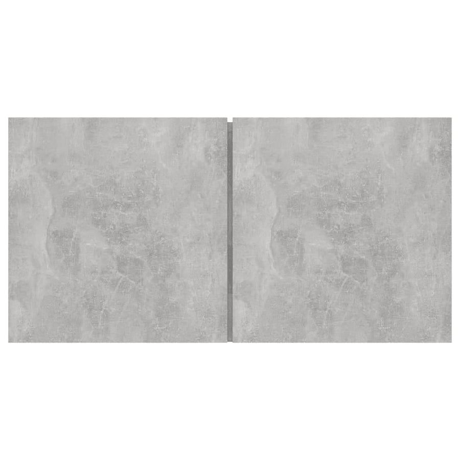 -Delige Tv-Meubelset Bewerkt Hout 80 x 30 x 30 cm Betongrijs