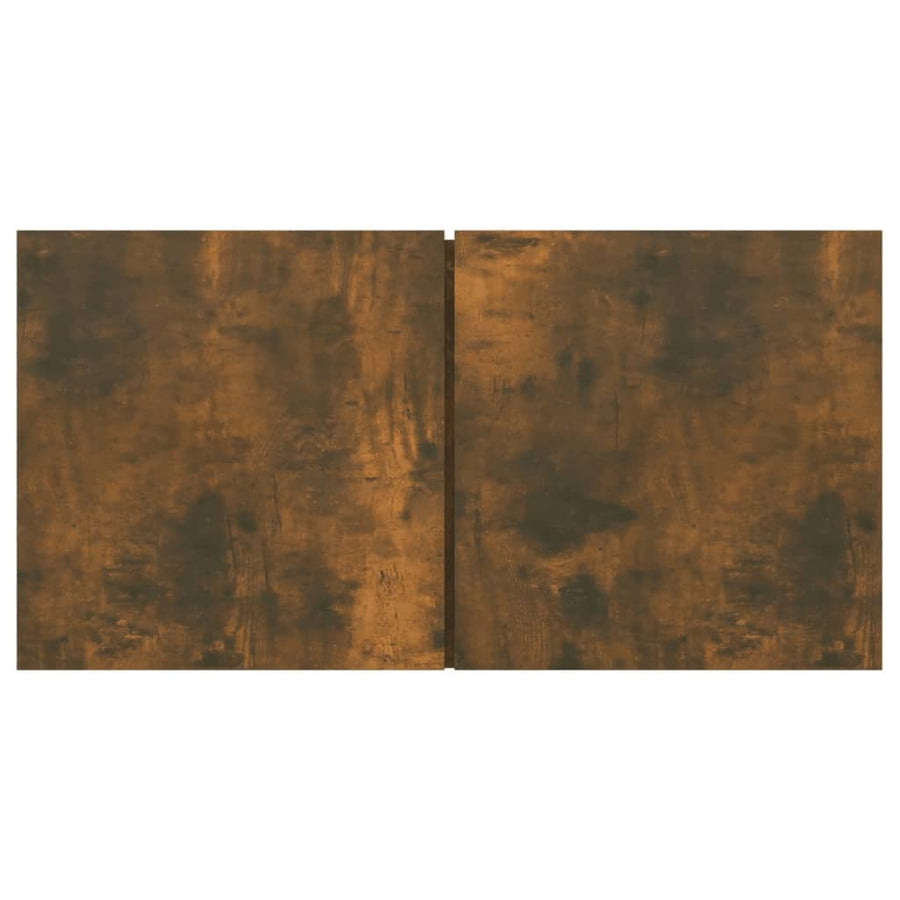 -Delige Tv-Meubelset Bewerkt Hout Kleurig 100 x 30 x 30 cm Gerookt eiken