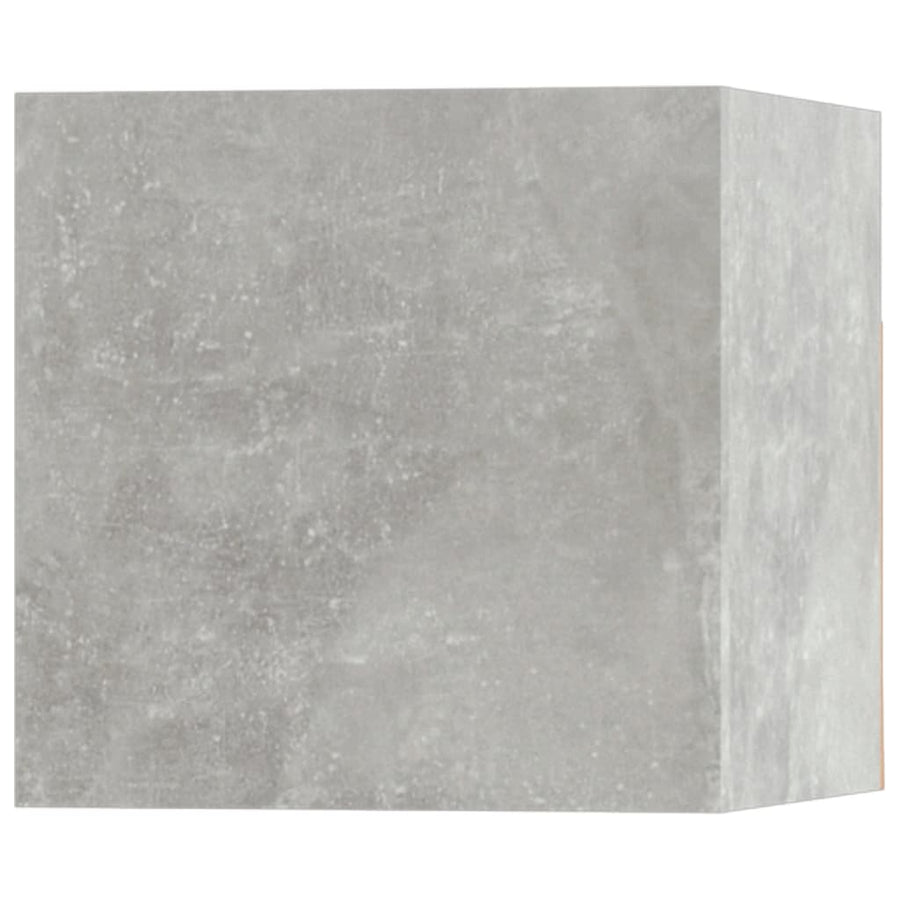 -Delige Tv-Meubelset Bewerkt Hout 80 x 30 x 30 cm Betongrijs