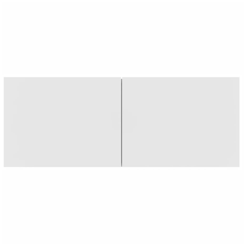 -Delige Tv-Meubelset Bewerkt Hout 100 x 30 x 30 cm Wit