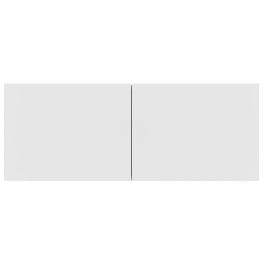 -Delige Tv-Meubelset Bewerkt Hout 100 x 30 x 30 cm Wit