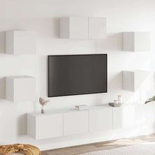 -Delige Tv-Meubelset Bewerkt Hout 60 x 30 x 30 cm