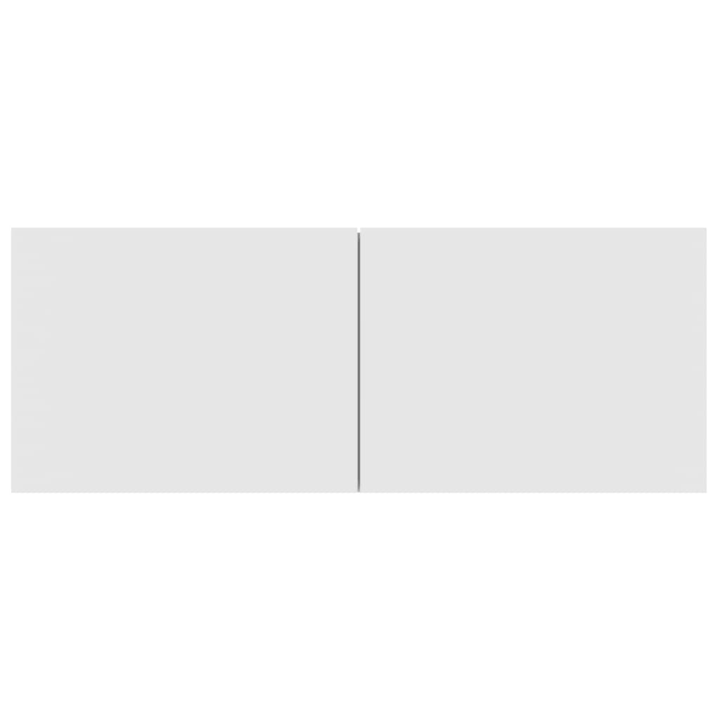 -Delige Tv-Meubelset Bewerkt Hout 100 x 30 x 30 cm Wit