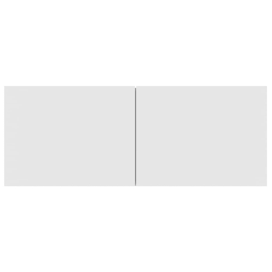 -Delige Tv-Meubelset Bewerkt Hout 100 x 30 x 30 cm Wit