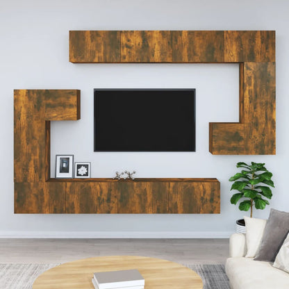 Tv-Wandmeubel Bewerkt Hout Kleurig 100 cm