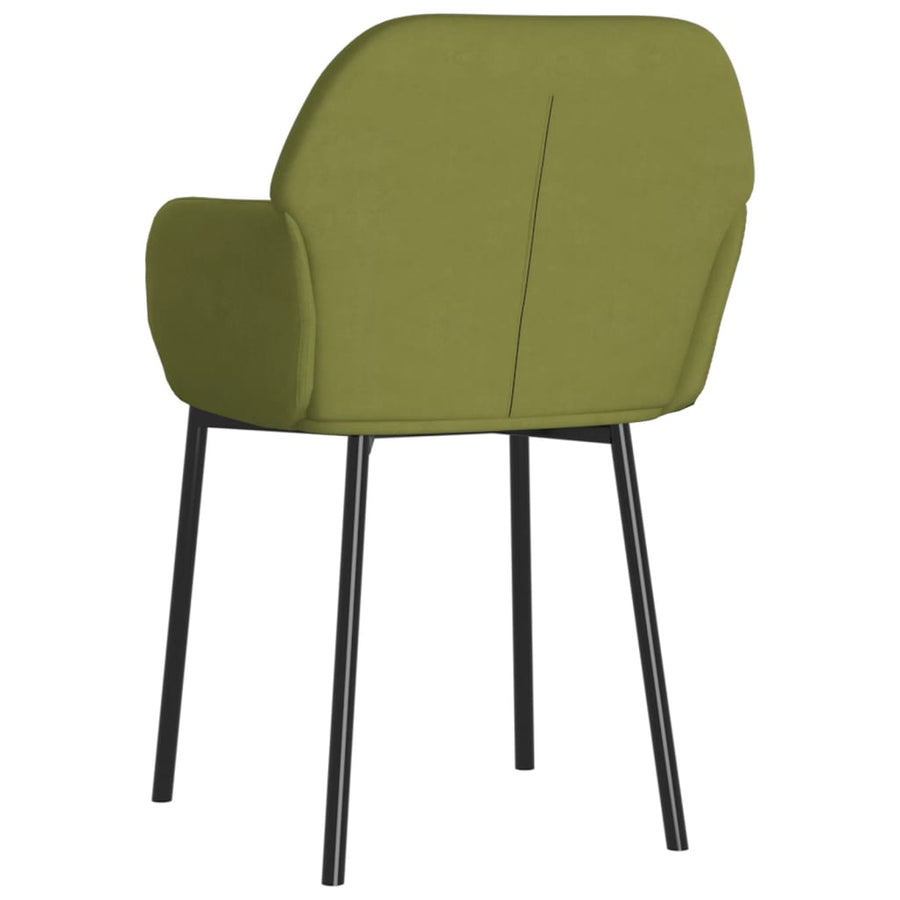 Eetkamerstoelen Fluweel Lichtgroen