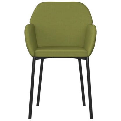 Eetkamerstoelen Fluweel Lichtgroen