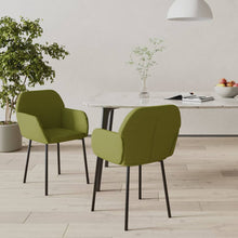 Eetkamerstoelen Fluweel Lichtgroen